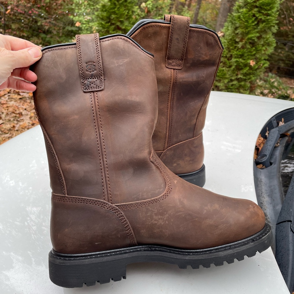 New Carolina Line Builder Aluminum Toe WP Metguard Work Boot CA8533 Size 9.5 2E - Picture 7 of 14